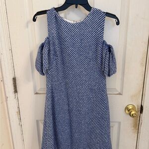 Kate Spade Blue and White Textured Garment